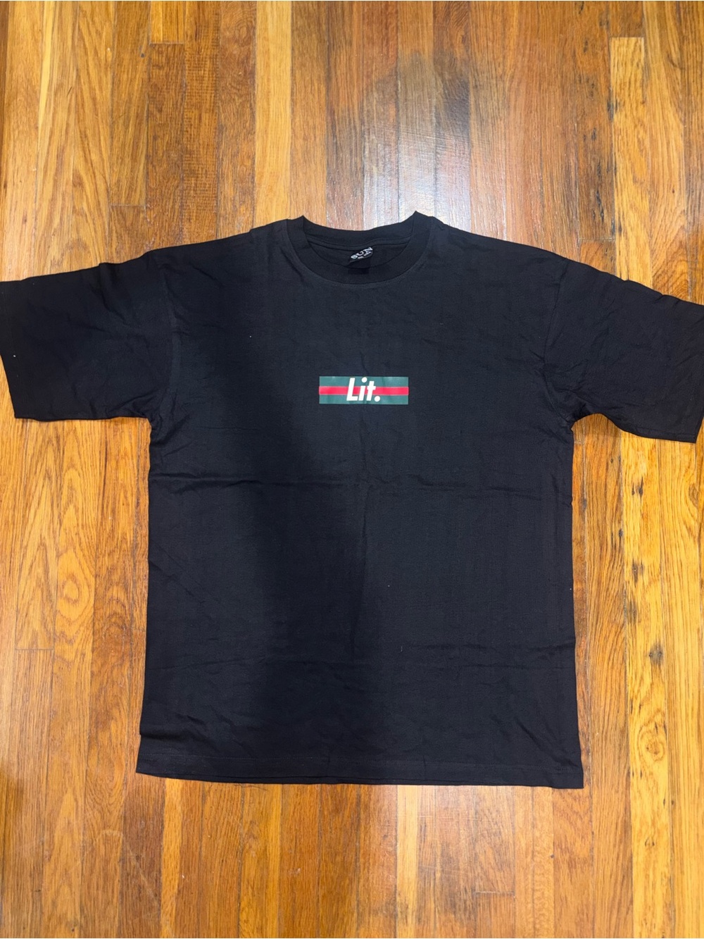 Lit. Logo Black Short Sleeve Men's T-Shirt